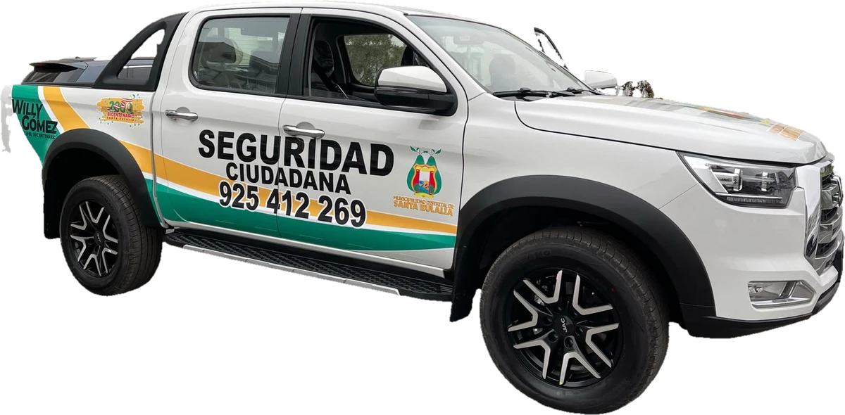 Pick up de seguridad ciudadana entregada a la Municipalidad de Santa Eulalia