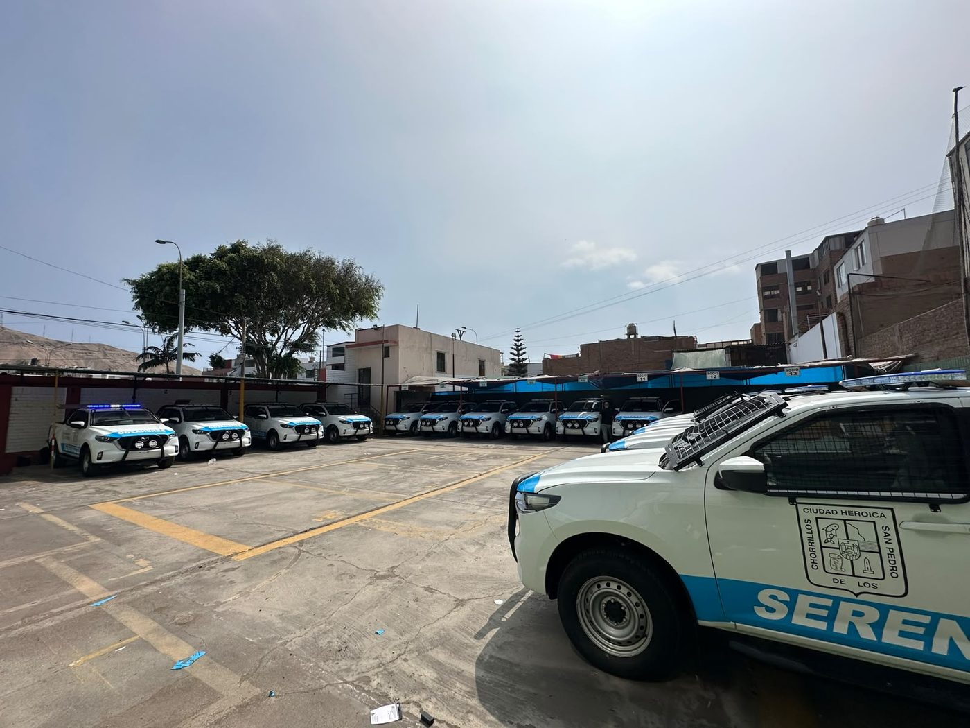 Flota de serenazgo entregada a la Municipalidad de Chorrillos